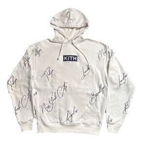 Kith White City Script Hoodie -XS